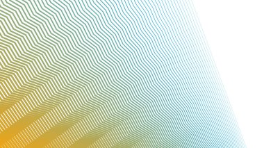 Enerji ve Kalın Tasarım için Yeşil Sarı Zigzag Deseni Arkaplanı