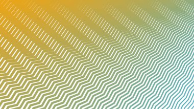 Enerji ve Kalın Tasarım için Yeşil Sarı Zigzag Deseni Arkaplanı