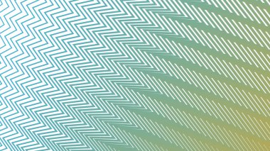 Enerji ve Kalın Tasarım için Yeşil Sarı Zigzag Deseni Arkaplanı