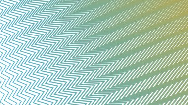 Enerji ve Kalın Tasarım için Yeşil Sarı Zigzag Deseni Arkaplanı
