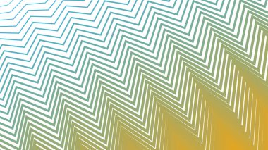 Enerji ve Kalın Tasarım için Yeşil Sarı Zigzag Deseni Arkaplanı