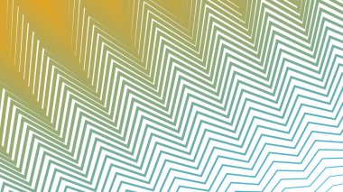 Enerji ve Kalın Tasarım için Yeşil Sarı Zigzag Deseni Arkaplanı