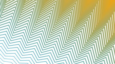 Enerji ve Kalın Tasarım için Yeşil Sarı Zigzag Deseni Arkaplanı
