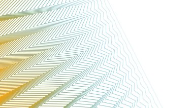 Enerji ve Kalın Tasarım için Yeşil Sarı Zigzag Deseni Arkaplanı