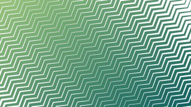Taze ve Enerjik Tasarımlar için Yeşil Zigzag Çizgili Çizgi Deseni Arkaplanı