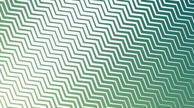 Taze ve Enerjik Tasarımlar için Yeşil Zigzag Çizgili Çizgi Deseni Arkaplanı