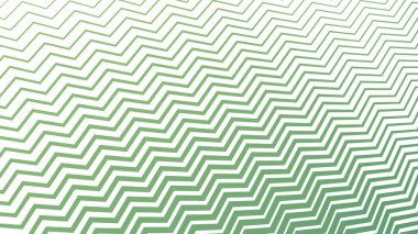 Taze ve Enerjik Tasarımlar için Yeşil Zigzag Çizgili Çizgi Deseni Arkaplanı