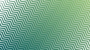 Taze ve Enerjik Tasarımlar için Yeşil Zigzag Çizgili Çizgi Deseni Arkaplanı