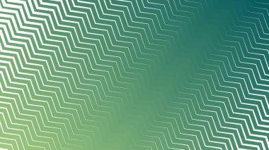 Taze ve Enerjik Tasarımlar için Yeşil Zigzag Çizgili Çizgi Deseni Arkaplanı