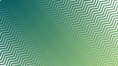 Taze ve Enerjik Tasarımlar için Yeşil Zigzag Çizgili Çizgi Deseni Arkaplanı