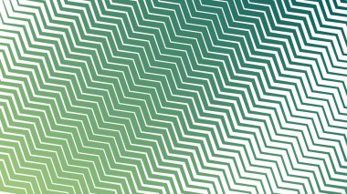 Taze ve Enerjik Tasarımlar için Yeşil Zigzag Çizgili Çizgi Deseni Arkaplanı