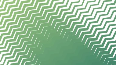 Taze ve Enerjik Tasarımlar için Yeşil Zigzag Çizgili Çizgi Deseni Arkaplanı