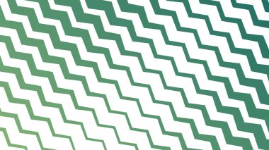 Taze ve Enerjik Tasarımlar için Yeşil Zigzag Çizgili Çizgi Deseni Arkaplanı