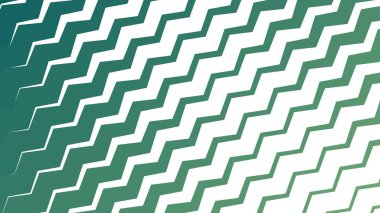 Taze ve Enerjik Tasarımlar için Yeşil Zigzag Çizgili Çizgi Deseni Arkaplanı