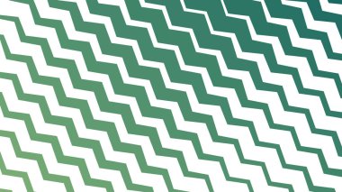 Taze ve Enerjik Tasarımlar için Yeşil Zigzag Çizgili Çizgi Deseni Arkaplanı