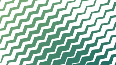 Taze ve Enerjik Tasarımlar için Yeşil Zigzag Çizgili Çizgi Deseni Arkaplanı
