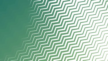 Taze ve Enerjik Tasarımlar için Yeşil Zigzag Çizgili Çizgi Deseni Arkaplanı