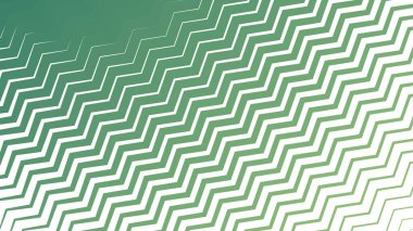 Taze ve Enerjik Tasarımlar için Yeşil Zigzag Çizgili Çizgi Deseni Arkaplanı