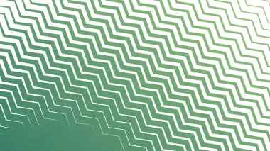 Taze ve Enerjik Tasarımlar için Yeşil Zigzag Çizgili Çizgi Deseni Arkaplanı