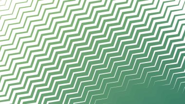 Taze ve Enerjik Tasarımlar için Yeşil Zigzag Çizgili Çizgi Deseni Arkaplanı