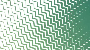 Taze ve Enerjik Tasarımlar için Yeşil Zigzag Çizgili Çizgi Deseni Arkaplanı