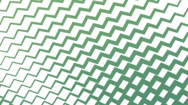 Taze ve Enerjik Tasarımlar için Yeşil Zigzag Çizgili Çizgi Deseni Arkaplanı