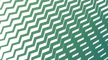 Taze ve Enerjik Tasarımlar için Yeşil Zigzag Çizgili Çizgi Deseni Arkaplanı