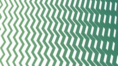 Taze ve Enerjik Tasarımlar için Yeşil Zigzag Çizgili Çizgi Deseni Arkaplanı