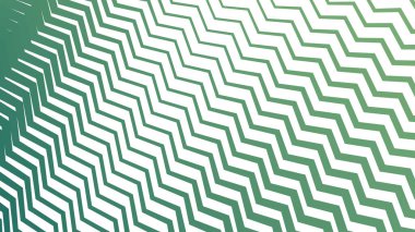 Taze ve Enerjik Tasarımlar için Yeşil Zigzag Çizgili Çizgi Deseni Arkaplanı