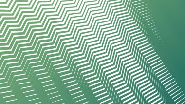 Taze ve Enerjik Tasarımlar için Yeşil Zigzag Çizgili Çizgi Deseni Arkaplanı