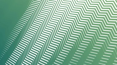 Taze ve Enerjik Tasarımlar için Yeşil Zigzag Çizgili Çizgi Deseni Arkaplanı