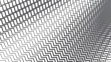 Gösterişli ve Minimalist Tasarımlar İçin Gri Zigzag Çizgili Çizgi Deseni Soyut Arkaplan