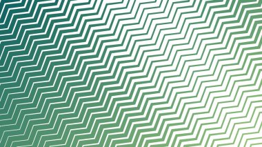 Taze ve Enerjik Tasarımlar için Yeşil Zigzag Çizgili Çizgi Deseni Arkaplanı