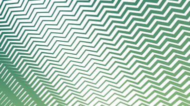 Taze ve Enerjik Tasarımlar için Yeşil Zigzag Çizgili Çizgi Deseni Arkaplanı
