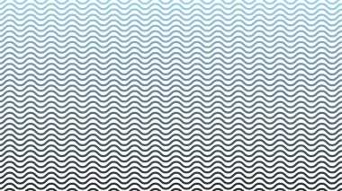 Mavi Çizgili Dalga Çizgisi Soyut Arka Gruplandırma