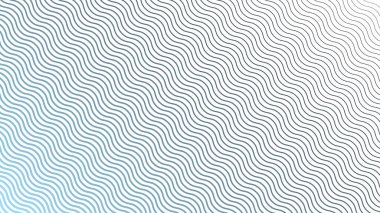 Mavi Çizgili Dalga Çizgisi Soyut Arka Gruplandırma