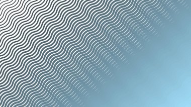 Mavi Çizgili Dalga Çizgisi Soyut Arka Gruplandırma