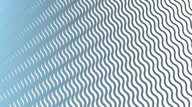 Mavi Çizgili Dalga Çizgisi Soyut Arka Gruplandırma