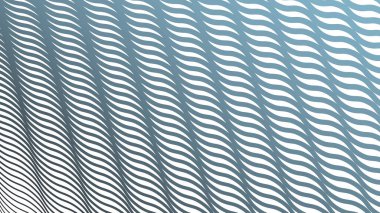 Mavi Çizgili Dalga Çizgisi Soyut Arka Gruplandırma