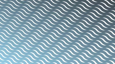 Mavi Çizgili Dalga Çizgisi Soyut Arka Gruplandırma