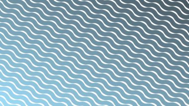 Mavi Çizgili Dalga Çizgisi Soyut Arka Gruplandırma