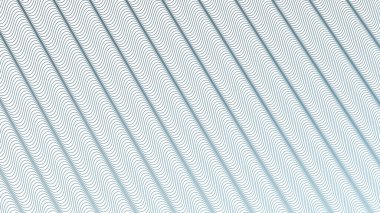 Mavi Çizgili Dalga Çizgisi Soyut Arka Gruplandırma