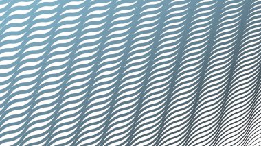 Mavi Çizgili Dalga Çizgisi Soyut Arka Gruplandırma