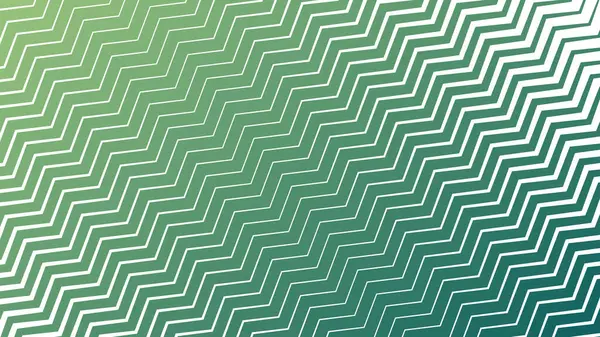 Taze ve Enerjik Tasarımlar için Yeşil Zigzag Çizgili Çizgi Deseni Arkaplanı