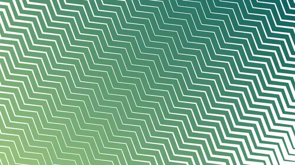 Taze ve Enerjik Tasarımlar için Yeşil Zigzag Çizgili Çizgi Deseni Arkaplanı