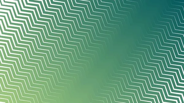 Taze ve Enerjik Tasarımlar için Yeşil Zigzag Çizgili Çizgi Deseni Arkaplanı