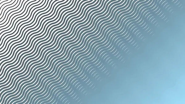 Mavi Çizgili Dalga Çizgisi Soyut Arka Gruplandırma