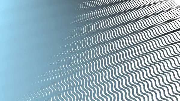 Mavi Çizgili Dalga Çizgisi Soyut Arka Gruplandırma