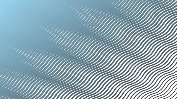 Mavi Çizgili Dalga Çizgisi Soyut Arka Gruplandırma