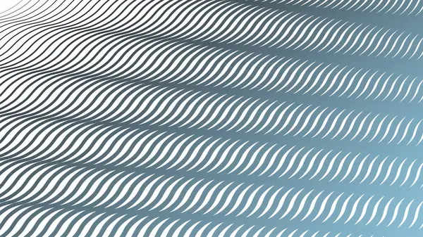 Mavi Çizgili Dalga Çizgisi Soyut Arka Gruplandırma
